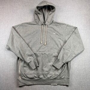 Nike Dri-FIT Standard Issue Basketball Hoodie Men Large Tall Gray Sporty Active
